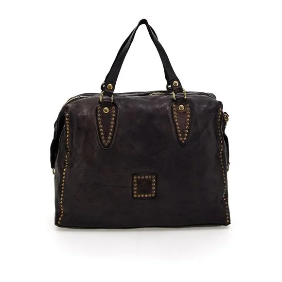 Campomaggi Lg Speedy Style Flavia Bowling Doctor Bag Dk Brown NWT Final Price - Picture 5 of 5